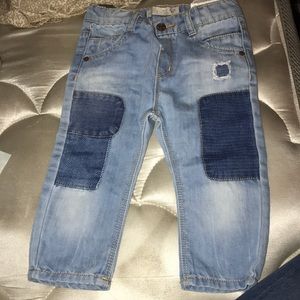 Zara baby boy jeans size 9-12 months